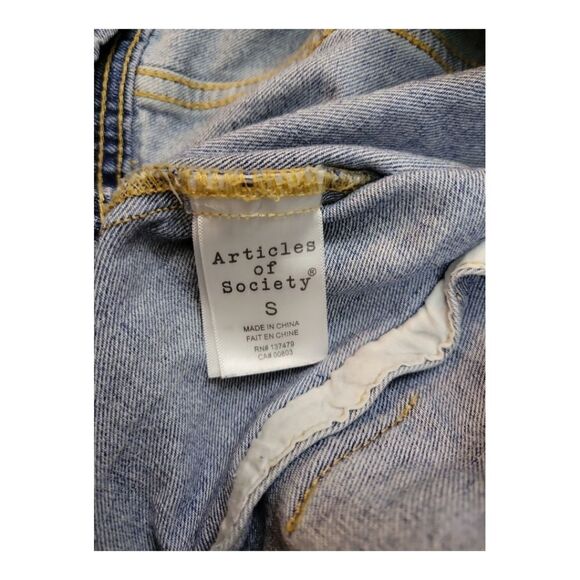Articles of Society Sherpa Trimmed Jean Jacket Size S - Picture 3 of 4